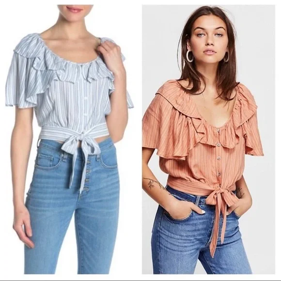 🤍HP🎀[ FP ] The Rosemary Ruffle Top - Picture 3 of 11